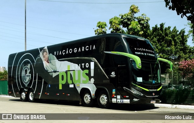 Viação Garcia 88009 na cidade de São Paulo, São Paulo, Brasil, por Ricardo Luiz. Número da foto: #11739702.