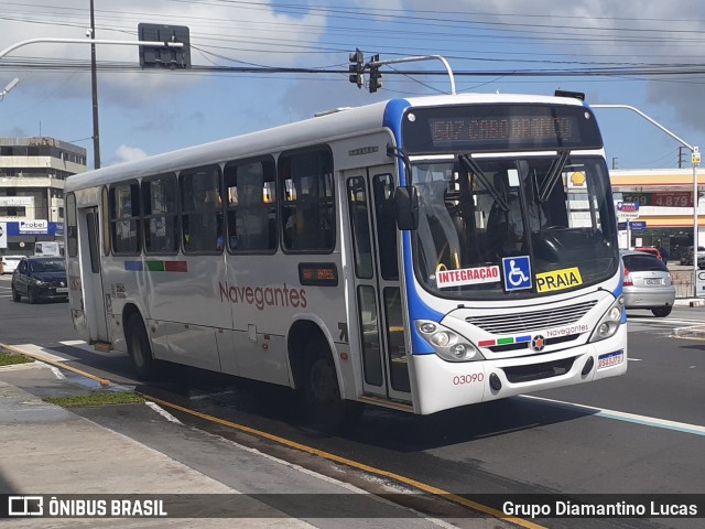 Consórcio Navegantes - 03 > Empresa de Transportes São Sebastião 03090 na cidade de João Pessoa, Paraíba, Brasil, por Grupo Diamantino Lucas. ID da foto: 11737739.