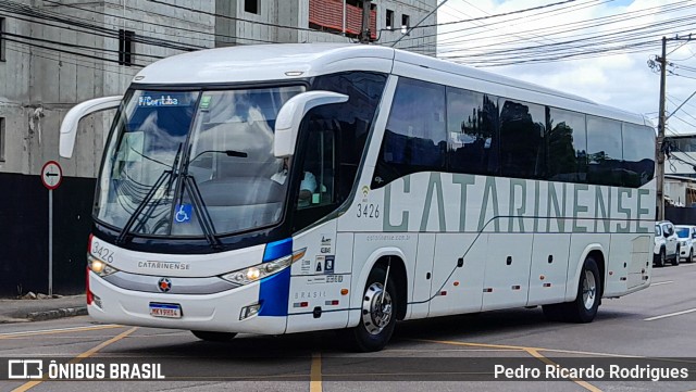 Auto Viação Catarinense 3426 na cidade de Curitiba, Paraná, Brasil, por Pedro Ricardo Rodrigues. ID da foto: 11739923.