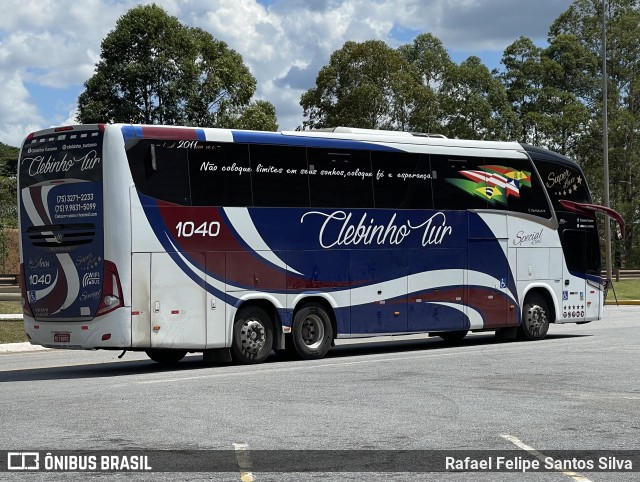 Clebinho Turismo 1040 na cidade de Oliveira, Minas Gerais, Brasil, por Rafael Felipe Santos Silva. ID da foto: 11738197.