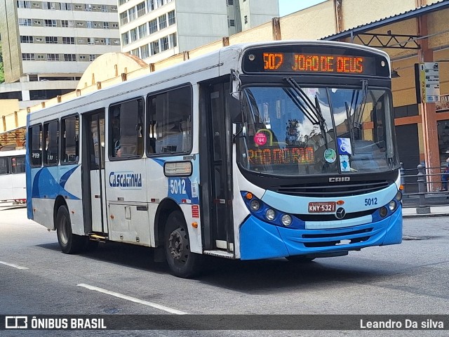 Viação Cascatinha 5012 na cidade de Petrópolis, Rio de Janeiro, Brasil, por Leandro Da silva. Número da foto: #11670593.