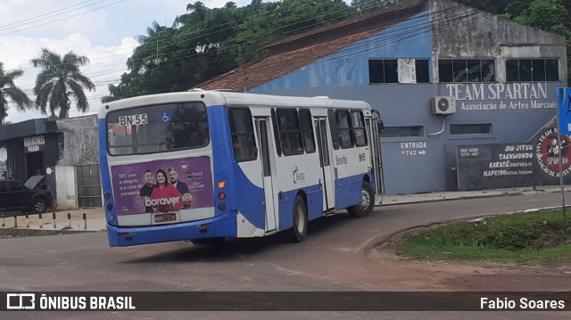 Transportes Barata BN-55 na cidade de Benevides, Pará, Brasil, por Fabio Soares. ID da foto: 11672311.