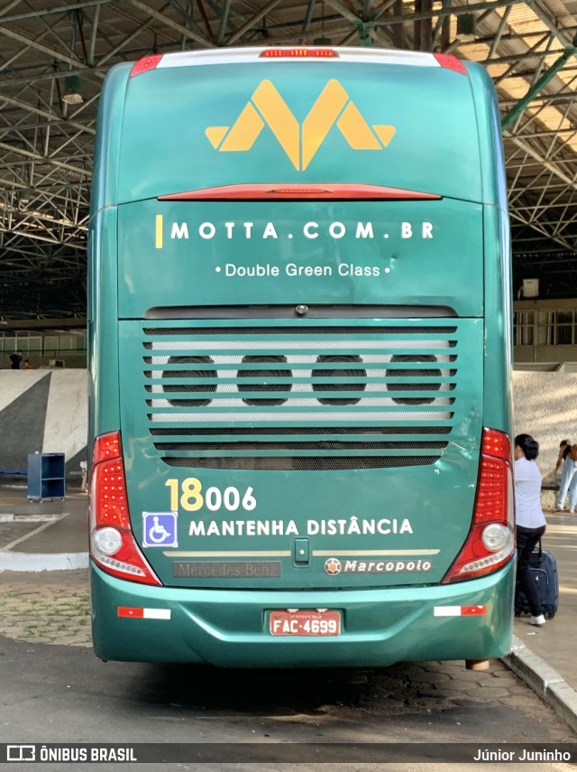 Viação Motta 18006 na cidade de Bauru, São Paulo, Brasil, por Júnior Juninho. Número da foto: #11670694.