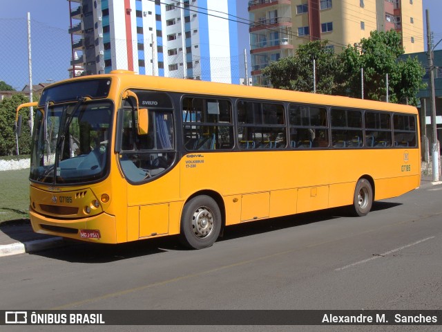 Auto Viação Chapecó 07185 na cidade de Chapecó, Santa Catarina, Brasil, por Alexandre M.  Sanches. ID da foto: 11671602.