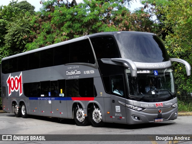 Auto Viação 1001 RJ 108.1126 na cidade de São Paulo, São Paulo, Brasil, por Douglas Andrez. ID da foto: 11672314.