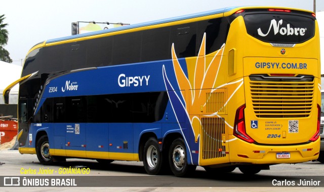 Nobre Turismo 2304 na cidade de Goiânia, Goiás, Brasil, por Carlos Júnior. Número da foto: #11671794.