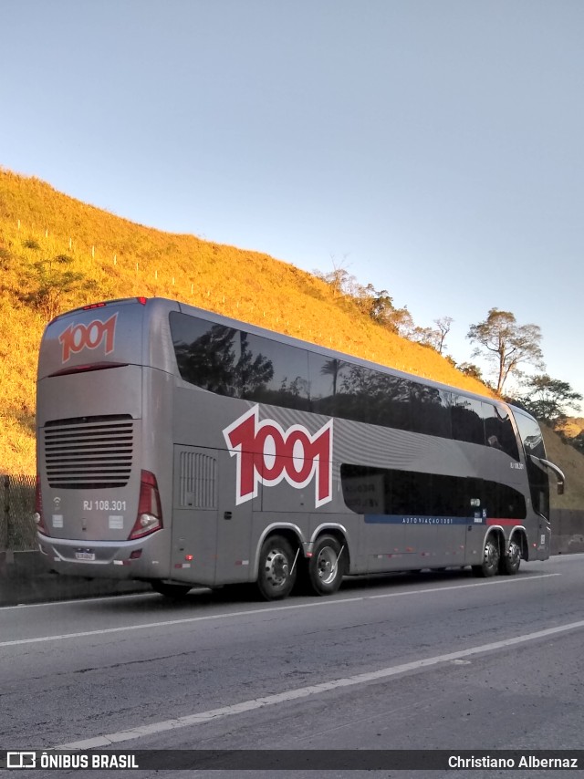 Auto Viação 1001 RJ 108.301 na cidade de Rio Bonito, Rio de Janeiro, Brasil, por Christiano Albernaz. ID da foto: 11670898.