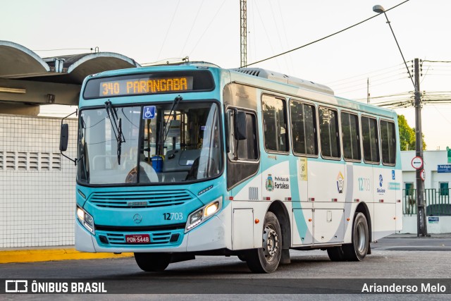 Auto Viação São José 12703 na cidade de Fortaleza, Ceará, Brasil, por Arianderso Melo. Número da foto: #11672639.