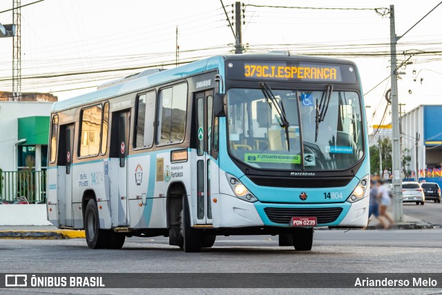 Viação Siará Grande 14804 na cidade de Fortaleza, Ceará, Brasil, por Arianderso Melo. Número da foto: #11672675.