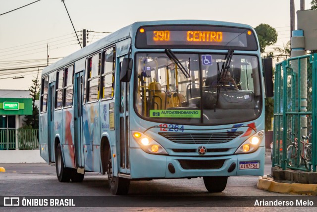 Auto Viação São José 12264 na cidade de Fortaleza, Ceará, Brasil, por Arianderso Melo. ID da foto: 11672546.