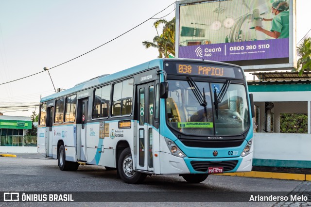 Viação Fortaleza 02817 na cidade de Fortaleza, Ceará, Brasil, por Arianderso Melo. Número da foto: #11672468.