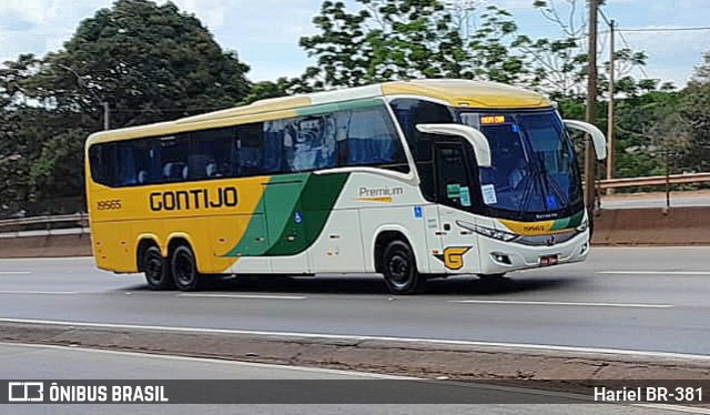 Empresa Gontijo de Transportes 19565 na cidade de Betim, Minas Gerais, Brasil, por Hariel BR-381. Número da foto: #11672729.
