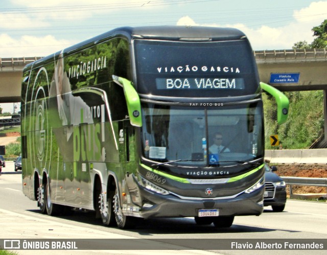 Viação Garcia 88069 na cidade de Araçariguama, São Paulo, Brasil, por Flavio Alberto Fernandes. ID da foto: 11671109.