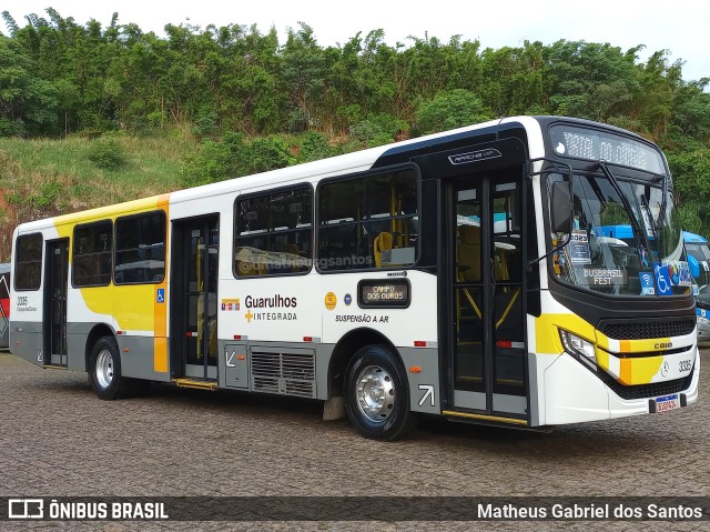 Viação Campo dos Ouros 3335 na cidade de Campinas, São Paulo, Brasil, por Matheus Gabriel dos Santos. Número da foto: #11672014.