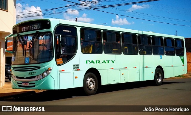 Viação Paraty 8527 na cidade de Jaú, São Paulo, Brasil, por João Pedro Henrique. ID da foto: 11672769.