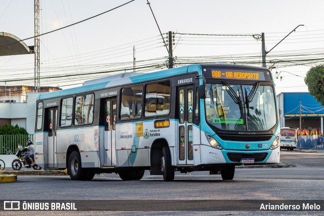 Viação Fortaleza 02220 na cidade de Fortaleza, Ceará, Brasil, por Arianderso Melo. Número da foto: #11672480.