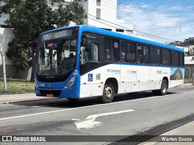 Viação Flecha Branca 15-283 na cidade de Cachoeiro de Itapemirim, Espírito Santo, Brasil, por Warlen Souza. ID da foto: 11670737.