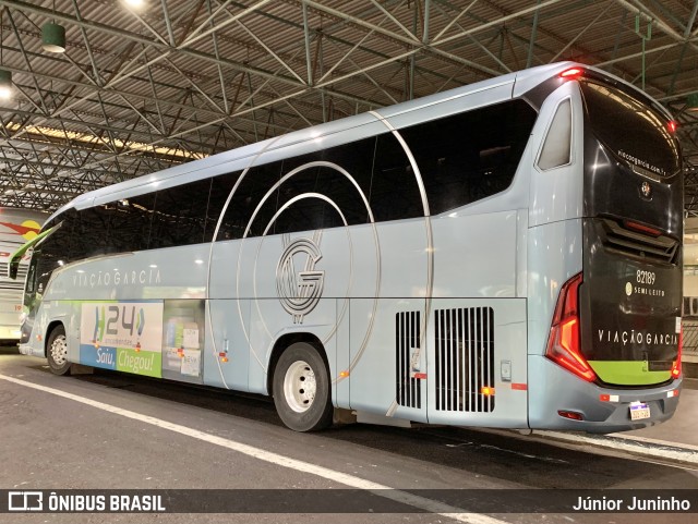 Viação Garcia 82189 na cidade de Bauru, São Paulo, Brasil, por Júnior Juninho. ID da foto: 11670776.