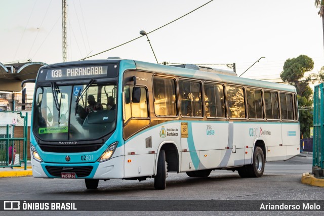 Viação Fortaleza 02601 na cidade de Fortaleza, Ceará, Brasil, por Arianderso Melo. Número da foto: #11672448.
