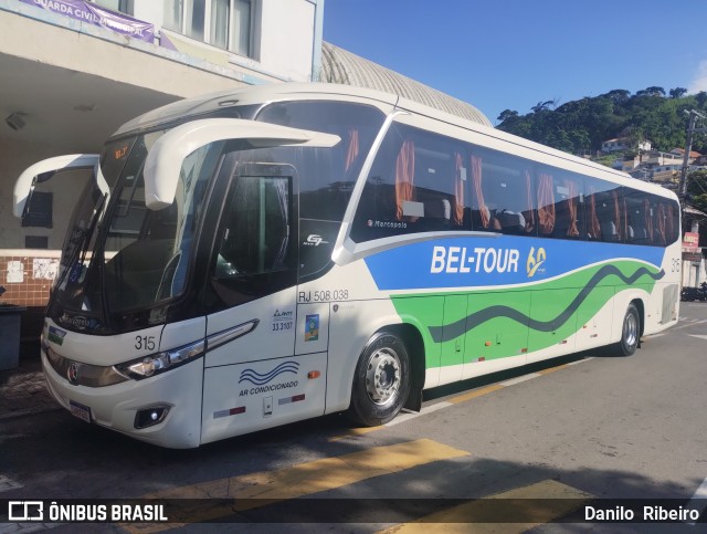Bel-Tour Transportes e Turismo 315 na cidade de Barra do Piraí, Rio de Janeiro, Brasil, por Danilo  Ribeiro. Número da foto: #11741059.