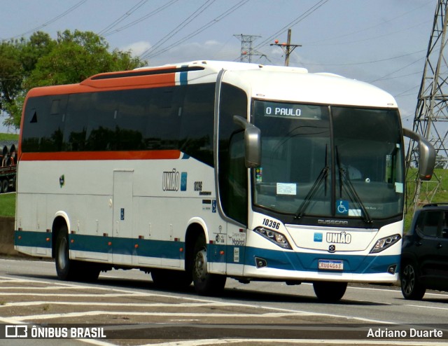Expresso União 10396 na cidade de Roseira, São Paulo, Brasil, por Adriano Duarte. Número da foto: #11742429.