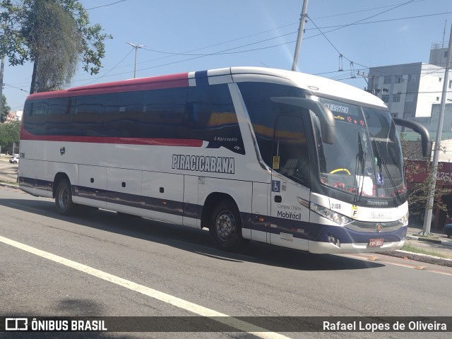 Viação Piracicabana 2106 na cidade de São Paulo, São Paulo, Brasil, por Rafael Lopes de Oliveira. Número da foto: #11743200.