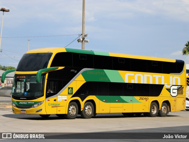 Empresa Gontijo de Transportes 25040 na cidade de Goiânia, Goiás, Brasil, por João Victor. ID da foto: 11742386.