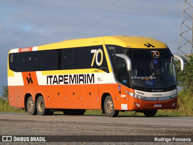 Viação Nova Itapemirim 70000 na cidade de Messias, Alagoas, Brasil, por Rodrigo Fonseca. Número da foto: #11740858.
