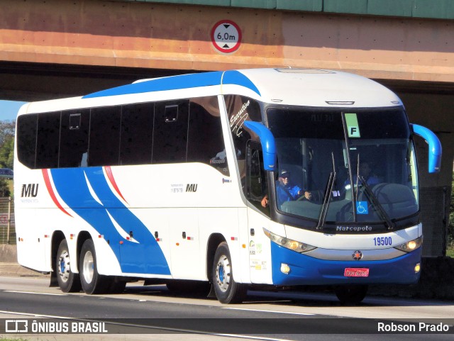 MU Transportadora Turistica 19500 na cidade de São José dos Campos, São Paulo, Brasil, por Robson Prado. Número da foto: #11741428.