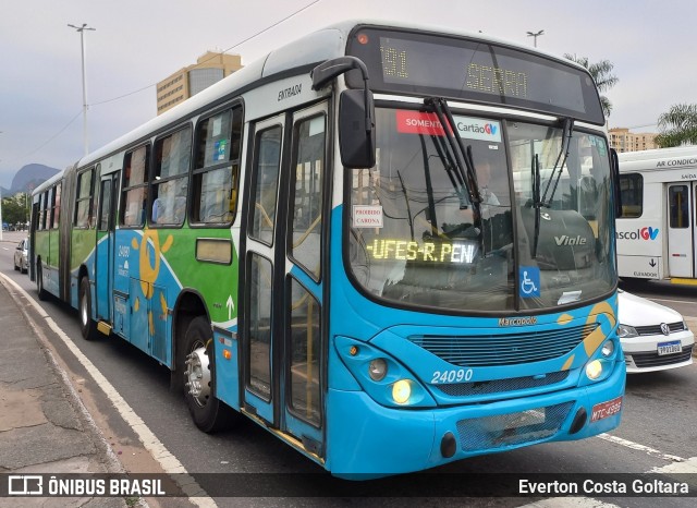 Unimar Transportes 24090 na cidade de Cariacica, Espírito Santo, Brasil, por Everton Costa Goltara. Número da foto: #11742734.