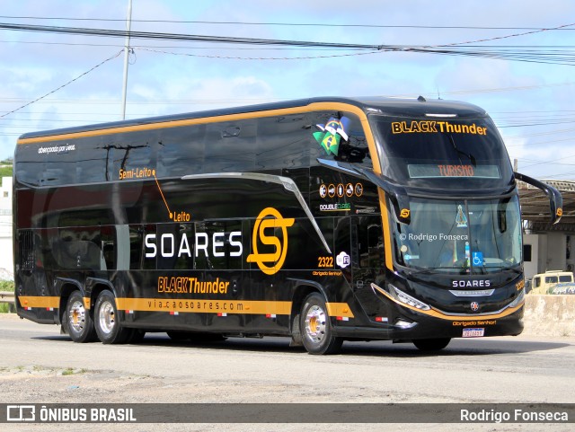 Soares Turismo e Fretamento 2322 na cidade de Caruaru, Pernambuco, Brasil, por Rodrigo Fonseca. Número da foto: #11740854.
