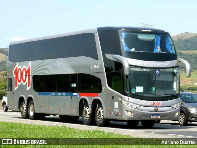 Auto Viação 1001 RJ 108.300 na cidade de Roseira, São Paulo, Brasil, por Adriano Duarte. ID da foto: 11741072.