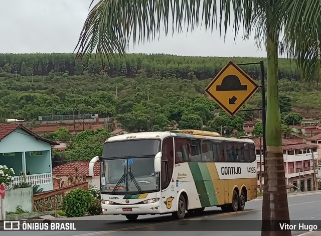 Empresa Gontijo de Transportes 14195 na cidade de Berilo, Minas Gerais, Brasil, por Vitor Hugo. ID da foto: 11740624.