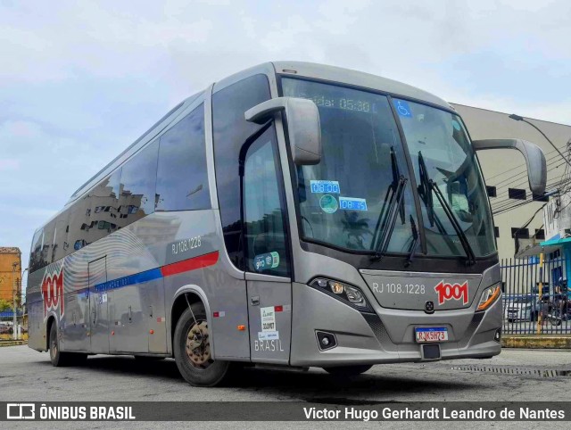 Auto Viação 1001 RJ 108.1228 na cidade de Macaé, Rio de Janeiro, Brasil, por Victor Hugo Gerhardt Leandro de Nantes. Número da foto: #11740901.
