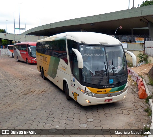 Empresa Gontijo de Transportes 18570 na cidade de Belo Horizonte, Minas Gerais, Brasil, por Maurício Nascimento. ID da foto: 11743402.