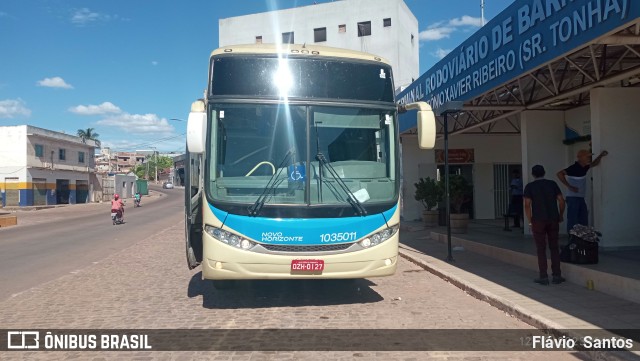 Viação Novo Horizonte 1035011 na cidade de Barra da Estiva, Bahia, Brasil, por Flávio  Santos. Número da foto: #11741303.