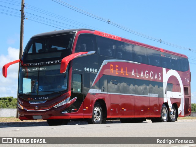 Real Alagoas de Viação 302 na cidade de Barra de São Miguel, Alagoas, Brasil, por Rodrigo Fonseca. ID da foto: 11740871.