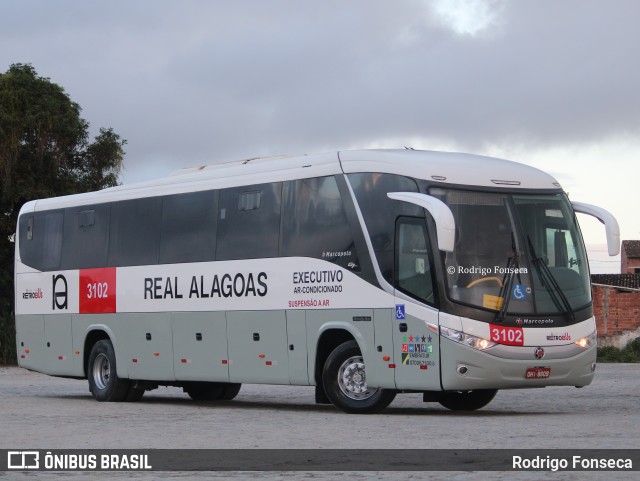 Real Alagoas de Viação 3102 na cidade de Maceió, Alagoas, Brasil, por Rodrigo Fonseca. Número da foto: #11740674.