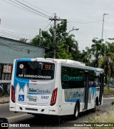 Viação Galo Branco 5.007 na cidade de São Gonçalo, Rio de Janeiro, Brasil, por Marcus Paulo - ChegaParei RJ. Número da foto: #11741085.