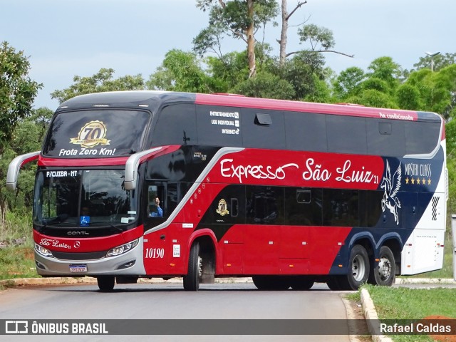 Expresso São Luiz 10190 na cidade de Brasília, Distrito Federal, Brasil, por Rafael Caldas. ID da foto: 11745203.