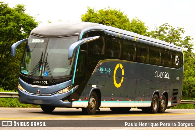 Viação Cidade Sol 10170 na cidade de Barra do Piraí, Rio de Janeiro, Brasil, por Paulo Henrique Pereira Borges. Número da foto: #11744270.