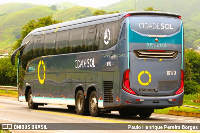 Viação Cidade Sol 10170 na cidade de Barra do Piraí, Rio de Janeiro, Brasil, por Paulo Henrique Pereira Borges. Número da foto: #11744273.