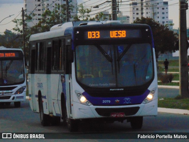 ATT - Atlântico Transportes e Turismo - Vitória da Conquista 2079 na cidade de Vitória da Conquista, Bahia, Brasil, por Fabrício Portella Matos. Número da foto: #11744200.