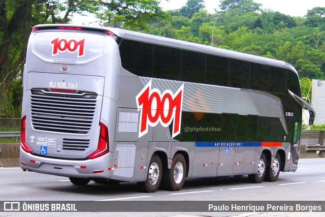 Auto Viação 1001 RJ 108.761 na cidade de Piraí, Rio de Janeiro, Brasil, por Paulo Henrique Pereira Borges. Número da foto: #11744268.