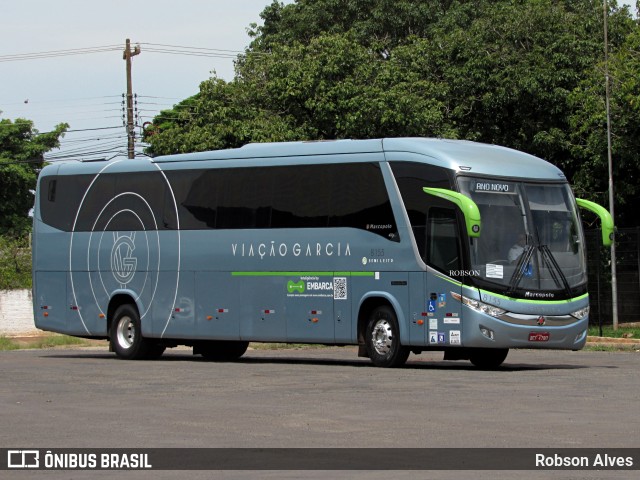 Viação Garcia 8155 na cidade de Paranavaí, Paraná, Brasil, por Robson Alves. ID da foto: 11744372.