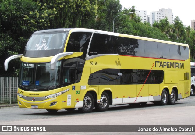 Viação Itapemirim 50126 na cidade de Curitiba, Paraná, Brasil, por Jonas de Almeida Cabral. Número da foto: #11744577.
