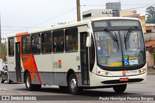 Viação Cidade do Aço RJ 174.030 na cidade de Volta Redonda, Rio de Janeiro, Brasil, por Paulo Henrique Pereira Borges. Número da foto: #11744213.