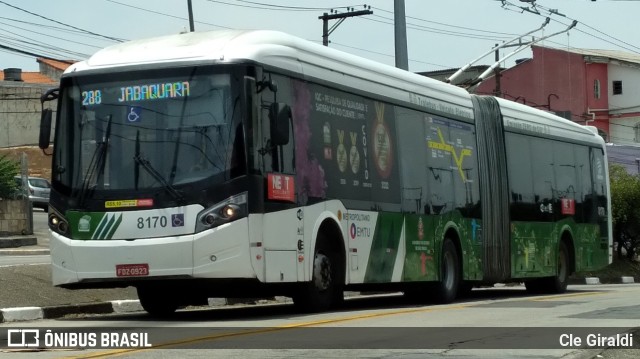 Next Mobilidade - ABC Sistema de Transporte 8170 na cidade de São Paulo, São Paulo, Brasil, por Cle Giraldi. ID da foto: 11745046.