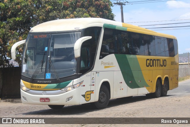 Empresa Gontijo de Transportes 18930 na cidade de Vitória da Conquista, Bahia, Brasil, por Rava Ogawa. Número da foto: #11674395.