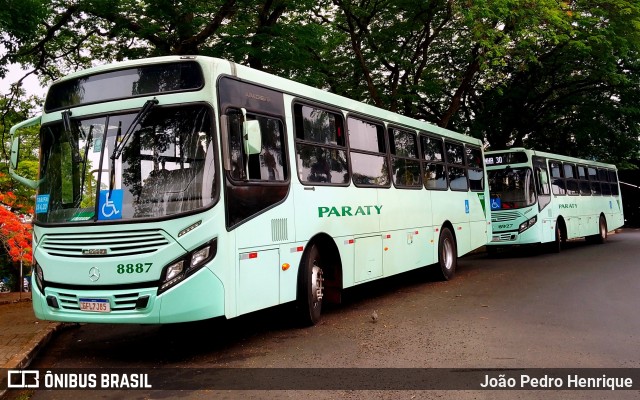 Viação Paraty 8887 na cidade de Jaú, São Paulo, Brasil, por João Pedro Henrique. ID da foto: 11675437.